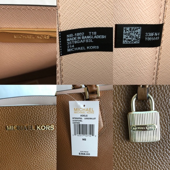 MICHAEL KORS ADELE SATCHEL BAG - Picture 7 of 8